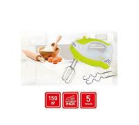 SBATTITORE ELETTRICO FRULLATORE IMPASTATORE 5 VELOCITA' 150 WATT HOOMEI HM-6820