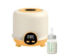 Sbattitore elettrico per bambini, miscelatore automatico per biberon, silenzioso e senza bolle, 15,3 x 14,5 x 14,5 cm, ricarica bidirezionale a 360°, display a LED, previene il gonfiore, ideale per le