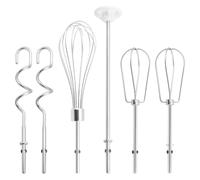 Sbattitore manuale, frusta, gancio for impastare e asta, 6 pezzi | For Ninja Foodi Power Mixer System, for CI100, for CI101, for CC105A, for CI105BRN, for CI101H