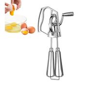 Sbattitore manuale manuale per uova | Frusta per uova antiaderente in acciaio inossidabile - Miscelatore manuale portatile ergonomico, frusta per uova lavabile in lavastoviglie per cucinare e cucinare
