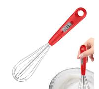 Sbattitore manuale per uova, 2 in 1, manuale di precisione, resistente al calore, sonda di temperatura per sciogliere cioccolato da cucina, per cuocere dessert, torte, caramelle, salse, mescolare e