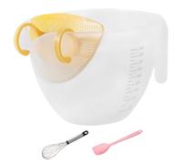 Sbattitore per uova, 1000 ml, imbuto, colino per uova con deflettore, strumento di cottura multiuso, imbuto da cucina per lavare e cuocere il riso, gadget versatile per cucinare e preparare i pasti