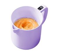 Sbattitore per uova, 2 in 1, miscelatore e colino senza fili, ciotola per il lavaggio del riso, 1 l, agitatore automatico per latte, liquido, riso, cottura al forno, sbattere e sbattere