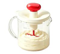 Sbattitore per Uova a Pressione Manuale - Strumento Multifunzionale per Montare,Misurino da Cucina - per Montare Panna Latte Polvere Marinate Uso Domestico Dormitorio Appartamento