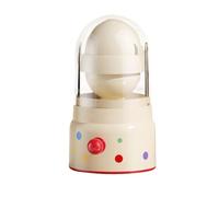 Sbattitore Per Uova Rotante - Miscelatore Per Uova Manuale Giallo e Bianco | Scuotitore Portatile Gadget Da Cucina | per Mixer Cucinare Casa Ristorante Viaggi Campeggio
