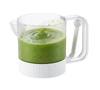 Sbattitore Pressione Manuale - Meccanismo Rotativo Integrato Senza Corrente Colore Verde, Frusta Uova Automatica Coppa, Miscelatore Alimenti | Utensile Ergonomico Per Cucinare In Modo Semplice Veloce