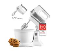SBATTITORE TZS FIRST AUSTRIA FA-5257-3, 500 W, 5 livelli, Potenza massima 500 W, Recipiente da 3.4 l, Livelli di potenza 5 velocità, Argento, Bianco