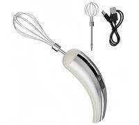 Sbattitore Uova Elettrico Ricaricabile Ricarica USB con Due Testine Frusta Stacc