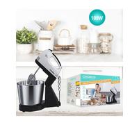 SBATTIUOVA FRUSTA SBATTITORE ELETTRICO MISCELA 100W CON SECCHIO ACCIAIO TX-8175