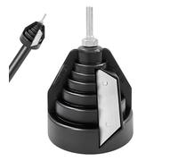 Sbavatrice per Tubi a Mano, Sbavatore per Plastica, Sbavatore per Tubi in PVC PP PE, per Tubi da 20, 25, 32, 40, 50 e 63 mm (Nero)