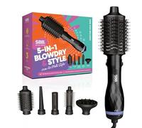 SBB 5 in 1 Styler ad Aria Calda da 1200W - Accessorio per Asciugatura, Diffusore per Ricci, Testina per Modellare - Multi Styler e Asciugacapelli per Ogni Tipo di Capello