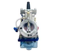SBBLINWU Carburatore di Ricambio per Pwk24 26 28 30 32 34mm Modifica del Coperchio Inferiore Blu Trasparente per Il Carburatore Moto 2t 4t per Corsa