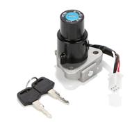 SBBLINWU Interruttore a Chiave Compatibile con per KLR650 1987-2007 Moto Interruttore di Accensione Blocco con Set di Chiavi Serratura Elettrica 6 Fili