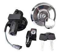 SBBLINWU Interruttore a Chiave per CLR125 per City Fly 1998 per XR125L 2003 2004 2005 2006 2007 2008 Interruttore di Accensione Tappo Serbatoio Carburante Sedile Blocco Chiave Accessori Moto