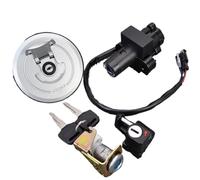 SBBLINWU Interruttore a Chiave per VTR250 MC33 1998-2007 Interruttore A Chiave di Accensione del Motociclo Tappo Serbatoio per Kit Serratura Sella Accessori Moto Parti di Ricambio per Moto