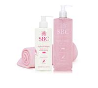 SBC Hydra-Collagen 2 detergenti viso (500 e 300ml) + panno