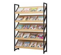 SBCGFY Home Libreria Ufficio/Sala Ricevimento Letteratura Portariviste da Terra, Portaopuscoli Alti e Resistenti, per Varie Posizioni(A 100X30X180CM)