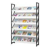 SBCGFY Home Libreria Ufficio/Sala Ricevimento Letteratura Portariviste da Terra, Portaopuscoli Alti e Resistenti, per Varie Posizioni(B 80X30X180CM)