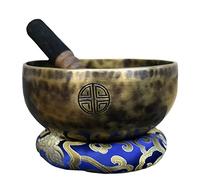 SBCGFY Set Professionale di Campane tibetane per la Luna Piena, Campane tibetane Fatte a Mano, Campane buddiste nepalesi per Il Canto, Ideali per Yoga, Meditazione e guarigione Sonora.
