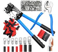 SBGGRL Pinza crimpatrice per capicorda batteria con kit taglierina per cavi per