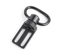 SBGJMY Tactical 2 a 1 Punto triglide (2,5 cm) Sling Adapter, Push Button Quick Release Swing Girevole per Outdoor Bag Cinghie Accessori (Nero)