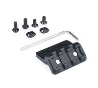 SBGJMY Torcia Elettrica Rotaie Pannello Offset Base Luce Ottica Picatinny Montaggio su Guida Adatta M300 M600 Tactical Scout Flashligh per MLOK/Keymod Montaggio su Guida