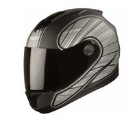 SBH-11 Vision Rays Casco integrale Full Face Nero Grigio Tg M 580mm @US