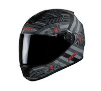 SBH-11 Visione Zebra Nero Con Grigio Completo Viso Casco M Misura 580mm Aes