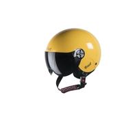 SBH-16 Gelo Lucido Luna Giallo + Fumo Visiera Casco Per Ragazze S Size 540MM Aes
