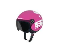 SBH-16 Junior Soldier Dashing Rosa Bianco Per Bambini Free Visiera Trasparente M