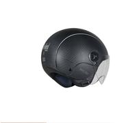 SBH-16 Polso Dashing Nero Viso Aperto Piatto Visiera Casco Per Ragazzi Taglia M