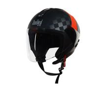 SBH-5 Eve Visiera Trasparente Chiara Nera Opaca Arancione Taglia M 580MM