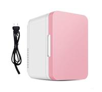 SBHLFXSX Piccolo frigorifero da scrivania con tecnologia di raffreddamento a semiconduttore per conservare snack for la cura della pelle con funzionamento silenzioso. (Pink)