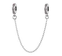 SBI Gioielli Catena di Sicurezza Ciondolo per Braccialetti Compleanno Birthstone Charm Regalo per Donne Ragazze Compleanno Anniversario