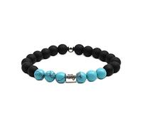 SBI Jewelry Braccialetti da donna con perline in pietra lavica con segno zodiacale per Pesci, Gemelli, Vergine, Toro, Ariete, Cancro, Scorpione, Braccialetti di compleanno Gioielli Regali, 7 5 inch