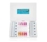 SBINTUOR Set di test per piscina 2 in 1 pH e ossigeno, per piscine, spa, idromassaggio (50 x DPD4 + 50 x compresse rosso fenolo)