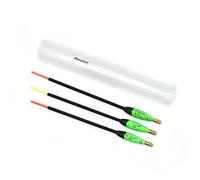Sbirulino® Set 3 galleggianti modello Lux con portastarlight per la pesca all’inglese (gr. 8+2/10+2/12+2). Contenitore portagalleggiante Incluso nel kit.