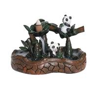 SBJKLYRN bruciatore di incenso , Bruciatore di incenso a riflusso Creativo a Forma di Panda in Resina - Decorazione Unica for la casa, Relax e Meditazione