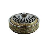 SBJKLYRN bruciatore di incenso , Bruciatore di incenso in Ceramica - Ornamento Zen for la casa, for la Meditazione e Il Relax(Brown)
