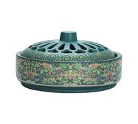 SBJKLYRN bruciatore di incenso ， Bruciatore di incenso in Ceramica - Ornamento Zen for la casa, for la Meditazione e Il Relax(Green)