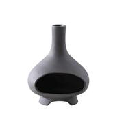SBJKLYRN bruciatore di incenso , Porta incenso Palo Santo in Ceramica - Elegante bruciatore di incenso for Meditazione, Yoga e Arredamento for la casa(Black Clay)