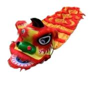 SBJKLYRN Costume da danza del leone, Costume da mascotte for la danza del leone di primavera Capodanno in Cina, for spettacoli sportivi all'aperto, for feste in costume(Red,9 inch)