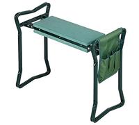 SBJKLYRN Garden Kneeling Bench, Cuscino e inginocchiatoio Pieghevole da Giardino, Sgabello da Lavoro for Giardinaggio, Sedia da Giardino, con Tasche portautensili