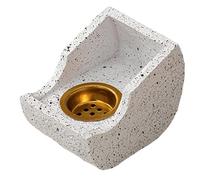 SBJKLYRN Il bruciatore di Profumo， Decorazione Eid Arab Bakhoor s Musulmani Aromaterapie Diffusore Resine E Metallo Bakhoor(White)