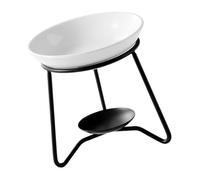 SBJKLYRN Il bruciatore di Profumo， Diffusori di aromi for scaldare Gli Ambienti, for rilassanti Decorazioni for la casa e la Camera da Letto, Porta-aromaterapia(Black)