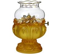 SBJKLYRN Luci di Vetro, Lampada da Tavolo Vintage con Paralume Trasparente for Uso Interno ed Esterno(Unique Colour)