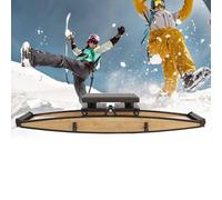 SBJKLYRN Macchina da Sci, Cross Trainer 3D da Interno, Macchina Sci simulata, Set di Strumenti for l'allenamento della Forza e dell'equilibrio, Resistenza Regolabile 0 a 100 kg