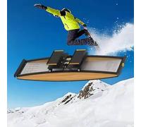 SBJKLYRN Macchina da Sci, Simulatore di Sci da Interno, simulatore for l'allenamento della Vita con Resistenza al Vento, Divertente attrezzo Cardio for Un Allenamento Completo del Corpo