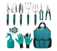 SBJKLYRN Set di Utensili, Set di Attrezzi da Giardinaggio antiruggine for Uso Interno ed Esterno: Regalo Perfetto for Uomini e Donne.