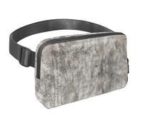 Sblocca avventure illimitate con il nostro marsupio da viaggio premium per uomini e donne, una borsa a tracolla per corsa, passeggiate, escursionismo e ciclismo, texture vintage screziata bianca,